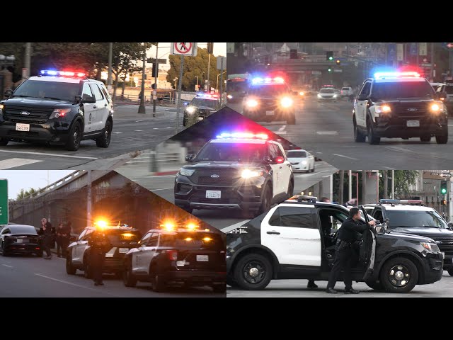 LAPD CENTRAL DIVISION RESPONDING CODE 3 *BACK UPS*