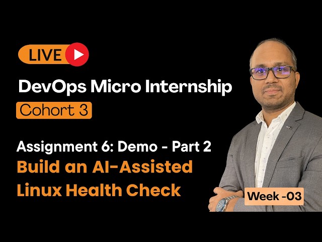 Linux For DevOps - Assignment 6 Demo — Build an AI-Assisted Linux Health Check
