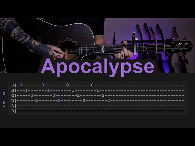 Cigarettes After Sex - Apocalypse | Guitar Lesson/Tutorial with Chords/Tabs and Lyrics