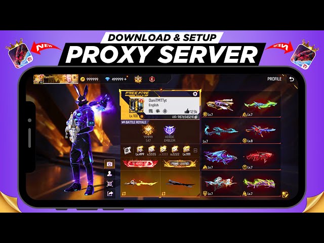 How To Download & Setup Free Fire Proxy Server | VIP Proxy Server Free Fire (2025)