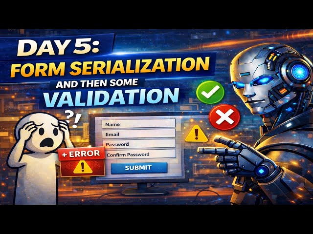 Day 5: Form Serialization and Then Some Validation (AI Teaches Me Full-Stack)