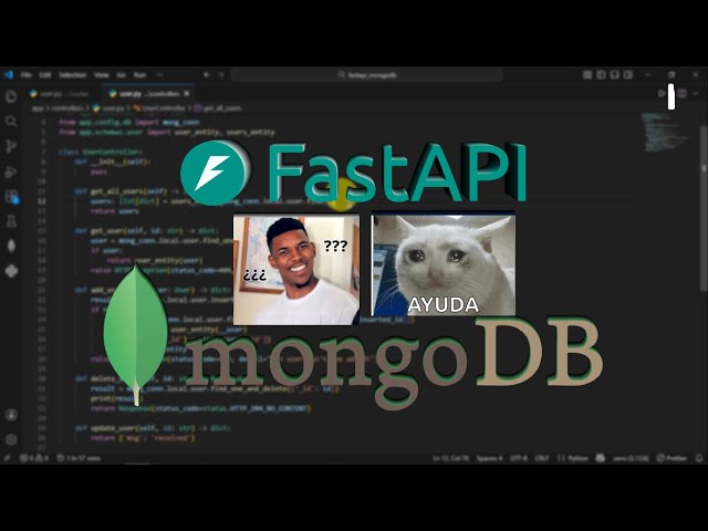 Fastapi + MongoDB CRUD | Python | 1 | #ingesrm #coding #python