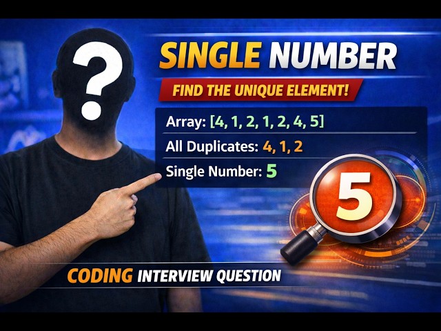 Single Number Problem in Java | Coding Interview Question | Prince Official 2.0