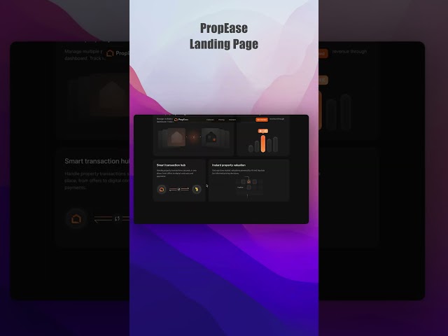 Dark Themed SaaS Landing Page #nextjs #tailwindcss #frontend #saas #landingpage