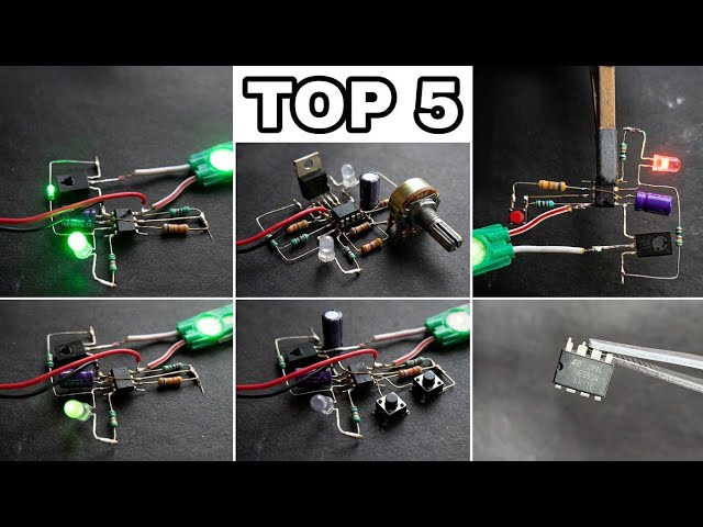 Top 5 project Electronic with NE555 Ic #electronic#diy#viralvideo #project 