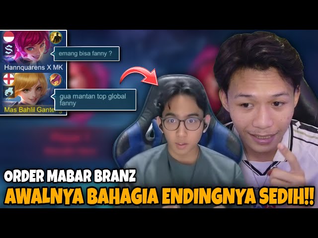 ORDERED A MATCH WITH BRANZ!! STARTED OFF GREAT BUT THE ENDING WAS SO SAD!! - Mobile Legends