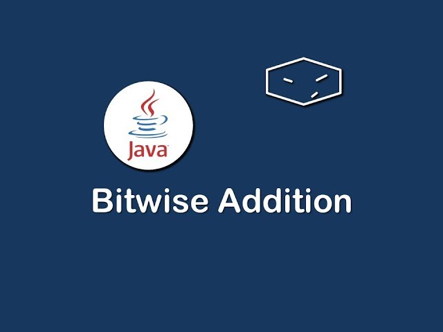 bitwise addition in java