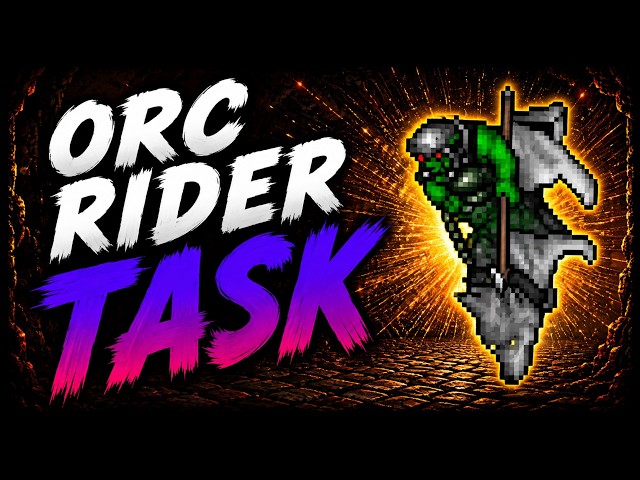 Tibia Orc Rider TASK| Weekly Task & Bounty Task Guide