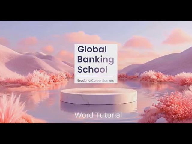 Microsoft Word Tutorial