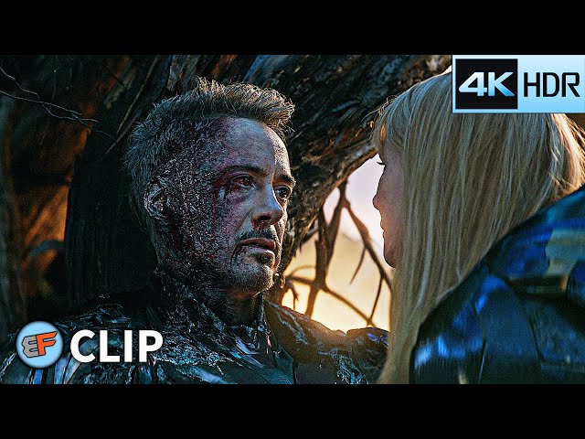 Tony Stark's Death Scene | Avengers Endgame (2019) IMAX 4K HDR Movie Clip