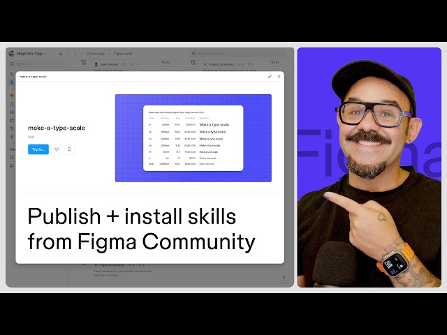 Publish and install skills from the Figma Community