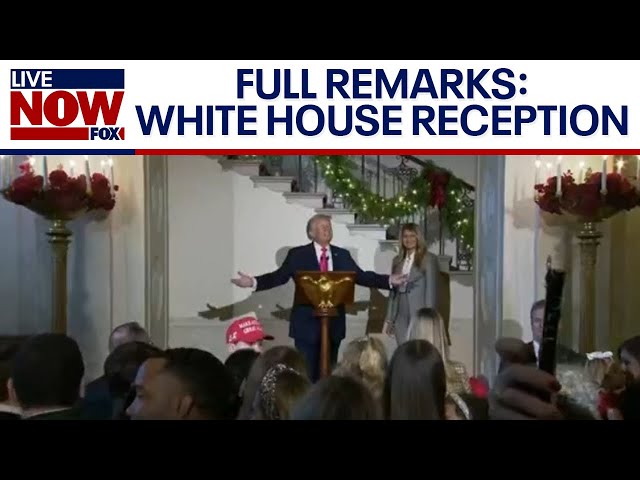 Full Remarks: White House Christmas reception