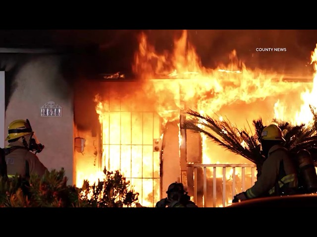 Woman Critically Injured In House Fire | Long Beach, CA