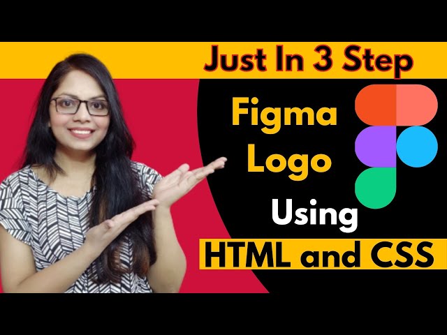Figma logo using html and css | Logo design using html and css | Step by step logo design