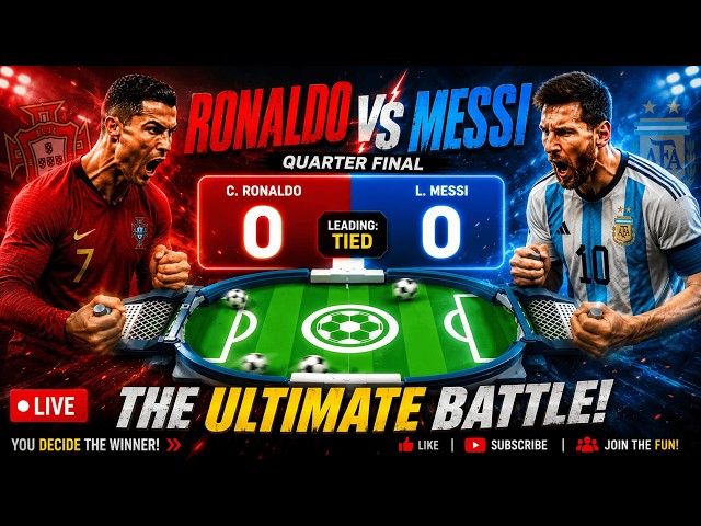 😱 Messi vs Ronaldo — WHO IS THE GOAT? 🐐🔥 #Shorts #Football Live 44