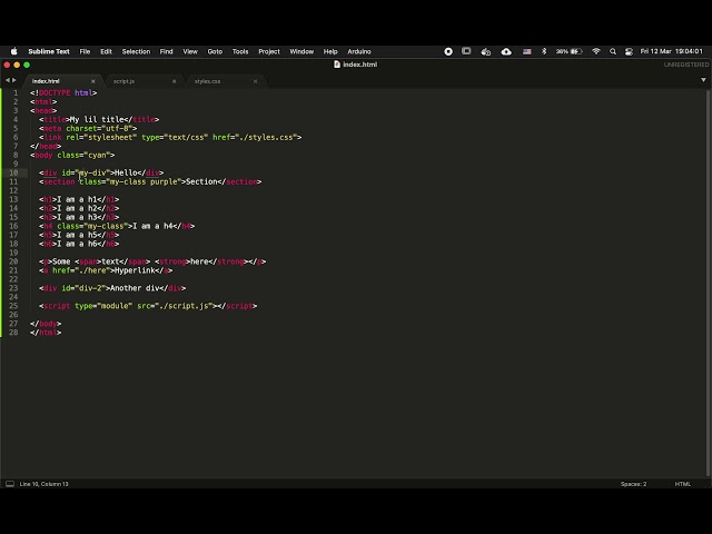 Web - DOM JS - getElementById