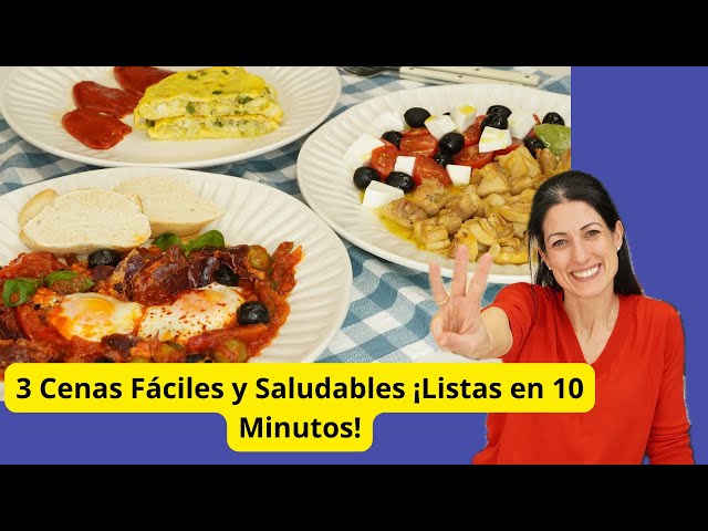 3 Easy and Healthy Dinners Ready in 10 Minutes!