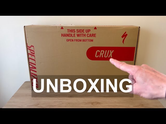 2025 S-Works Crux Gravel Frameset (58) Grey Metallic Silver, Unboxing (4K)