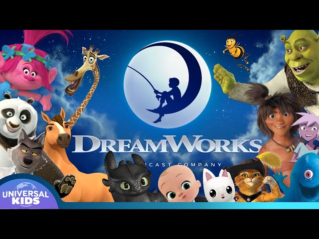 🎣🌙  Every DreamWorks Animation Film + TV Intro EVER