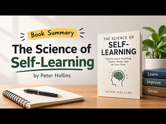 THE SCIENCE OF SELF LEARNING BY PETER HOLLINS....!!! BOOK SUMMARY....!!! #study #books #booksummary 