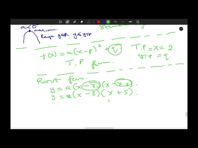 Functions recap Grade 11 and grade 12 - mathematics #Stifflerextralessons