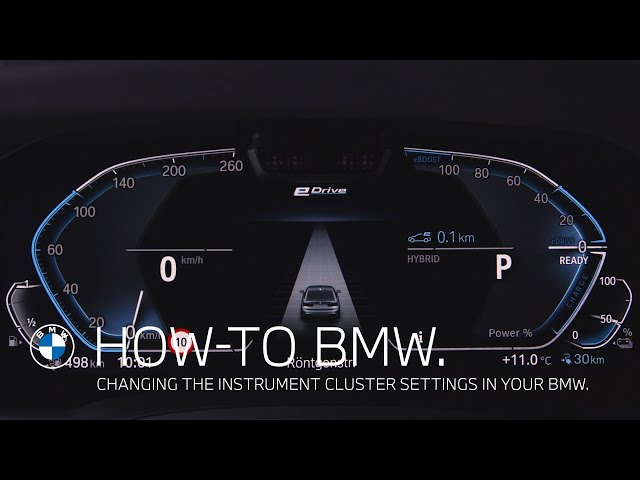 Cómo cambiar los ajustes del cuadro de instrumentos en su BMW – Tutorial de BMW