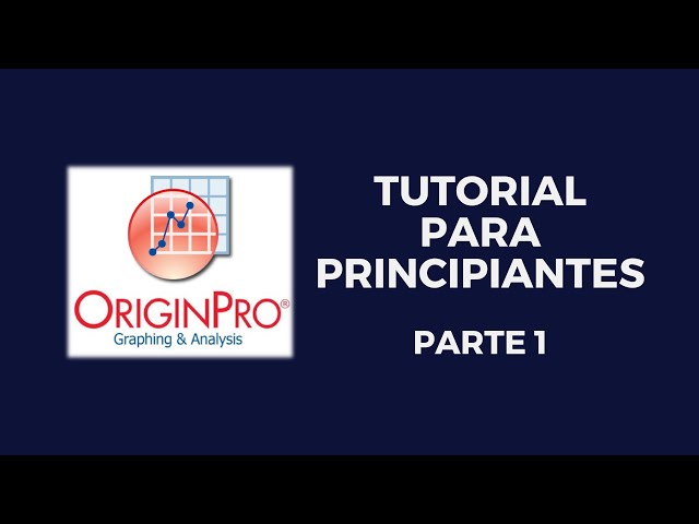Tutorial de Origin Pro para principiantes 📈