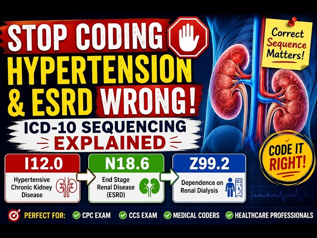 Stop Coding Hypertension & ESRD Wrong! ICD-10 Sequencing Explained