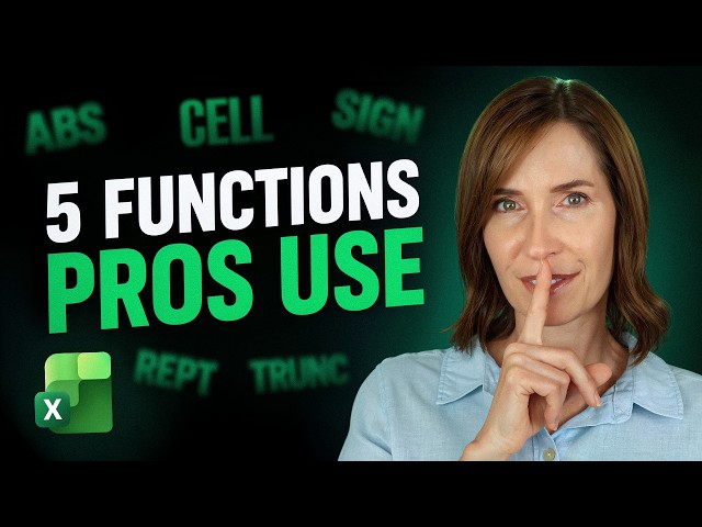 The 5 Excel Functions That Sound Boring and Are Actually Brilliant