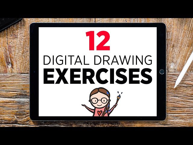 12 x DIGITAL DRAWING exercise | Get better at digital drawing