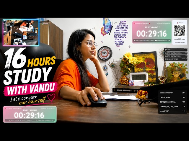 12 Hours Study With Me for a better future while respecting every peaceful voice raised for change.