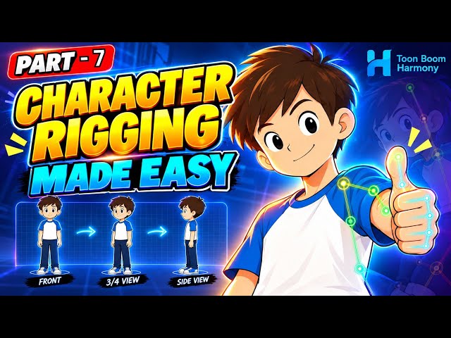 character rig in Toon Boom part 7— in hindi! 🔥