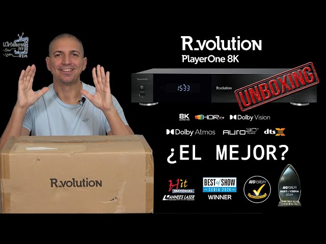 R_VOLUTION PLAYERONE 8K | UNBOXING!!! | THE BEST MEDIA PLAYER? | Part 1 (SPANISH)