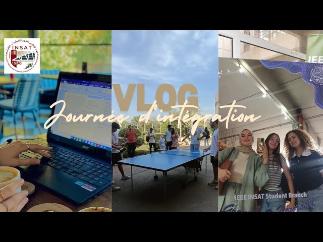 Vlog : journée d'intégration à l'INSAT