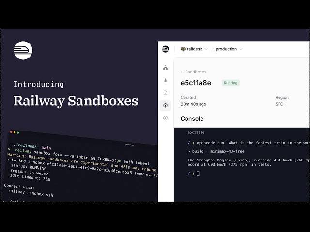 Introducing Railway Sandboxes