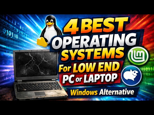 4 Best Operating Systems For Low End PC or Laptop |  Windows Alternative (2026 Full Guide)