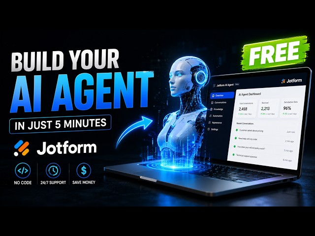 Crea un agente de atención al cliente con IA por $500/día GRATIS (Jotform AI) 🔥 ⭐