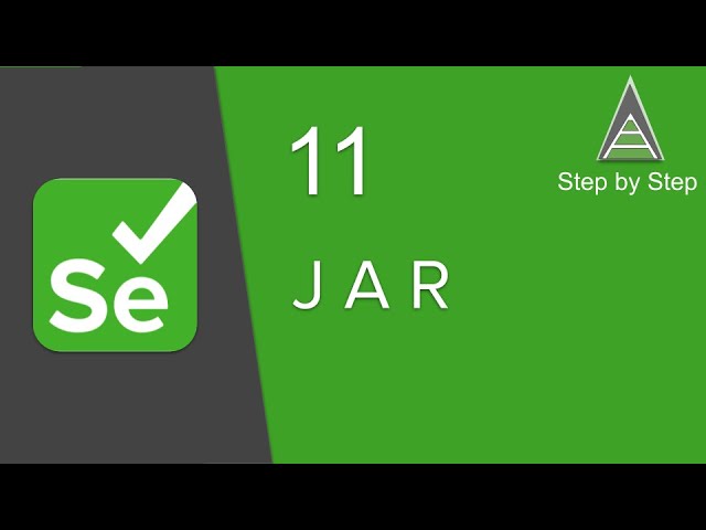 Selenium Beginner Tutorial 11 -  How To Create JAR File