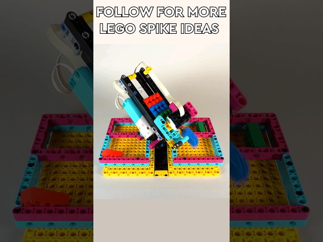 This LEGO SPIKE Prime Robot Sorts Bricks by Color