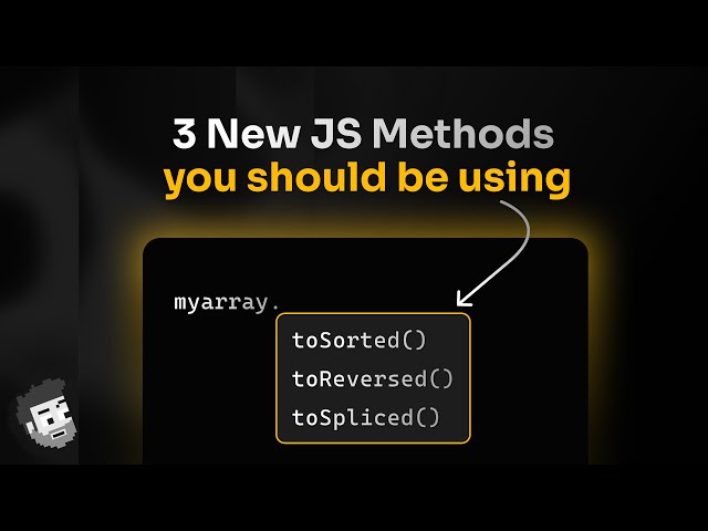 New JS array methods!