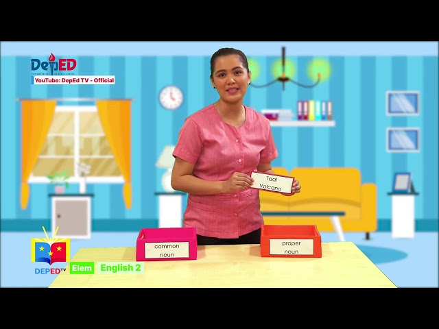 Grade 2 English Q1 Ep4: Differentiate Common Nouns from Proper Nouns