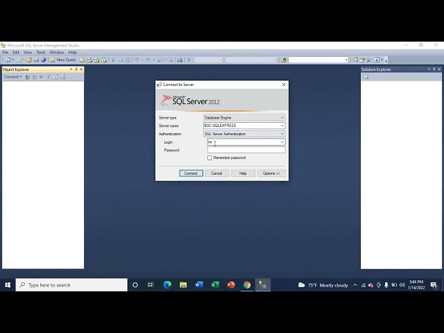 How to Connect to SQL Server 2012 After Installation