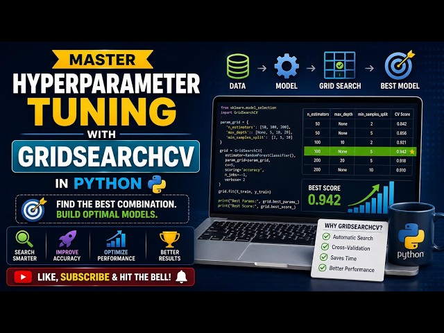 Master Hyperparameter Tuning with GridSearchCV in Python for Optimal ML Models