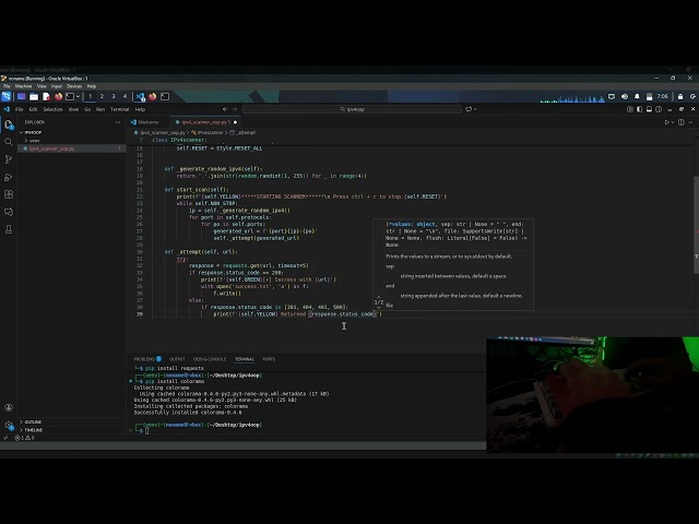 Advanced Python Project: Multi-Threading & IP Scanning Tutorial OOP code. ASMR programming
