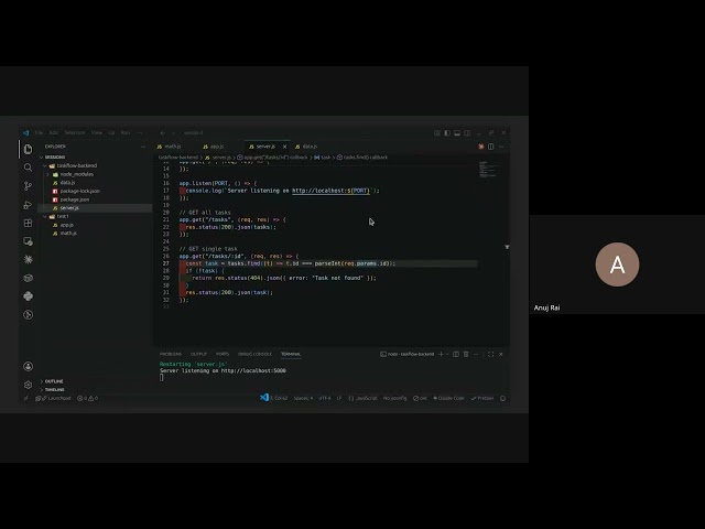 Backend Engine  Node js, Express & REST APIs 2026 07 03 18 47 GMT+5 30