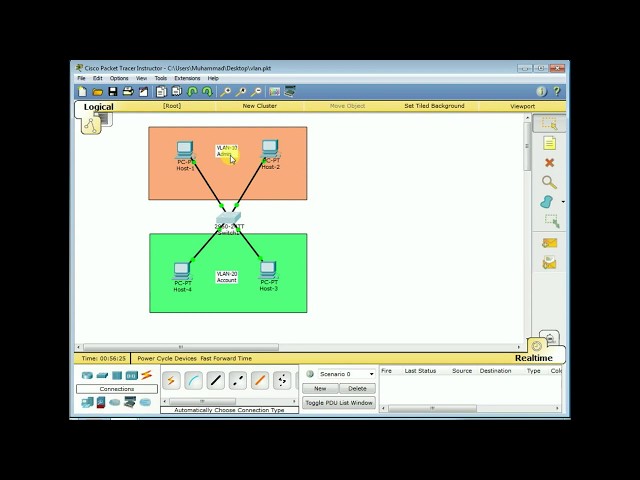 Creating VLAN in English | 2020 | Techinfo academy