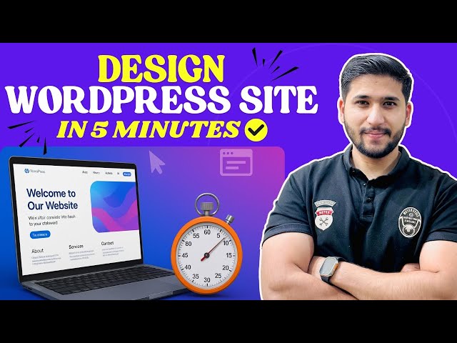 Create a WordPress Website Just in 5 Minutes! 🔥