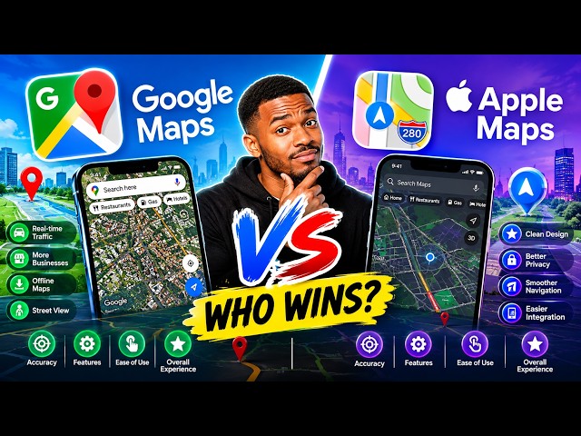 Google Maps vs Apple Maps — Which One Is Better? 🗺️🏆