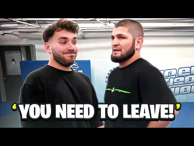 Adin Ross Gets PRESSED by Khabib at Islam’s Training Session!