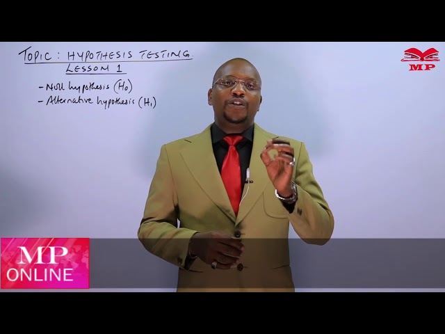 QUANTITATIVE ANALYSIS - HYPOTHESIS TESTING